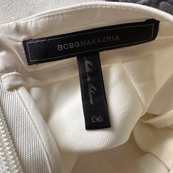 BCBGMaxazria white shorts cocktail and party dress - Picture 7 of 7